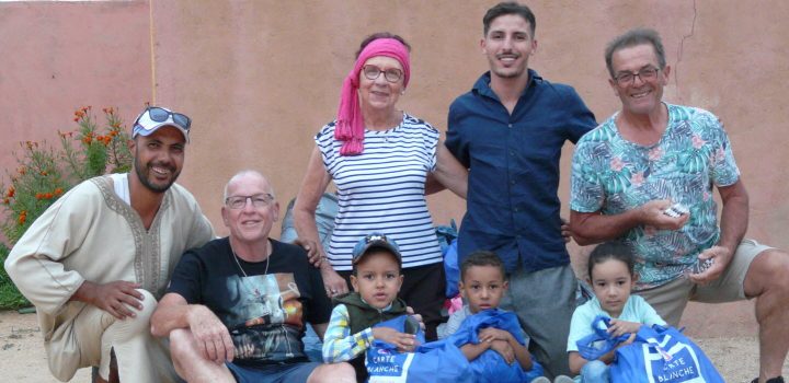 lux douze jours au maroc pour venir en aide aux familles defavorisees