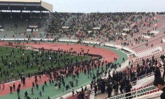 maroc 55 arrestations suite a des emeutes lors du match raja fus
