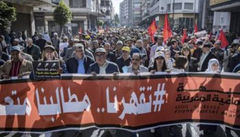 maroc manifestations dans plusieurs villes contre la vie chere