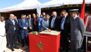 maroc lonee inaugure le projet delectrification du poste del guerguarate